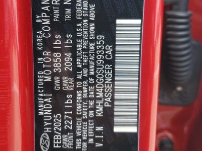 2025 Hyundai Elantra SEL Sport