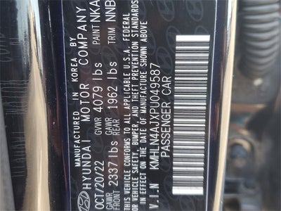 2023 Hyundai Elantra Hybrid Limited